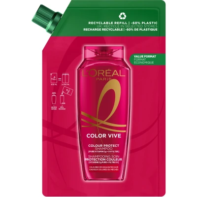 Abbildung von L&#039;Oréal Paris Elvital Color Vive Colour Protect Shampoo Refill 50