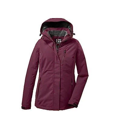 Abbildung von killtec Damen Funktionsjacke/Winterjacke mit abzippbarer Kapuze KOW 140 WMN JCKT, dunkelpflaume, 36, 37411 000
