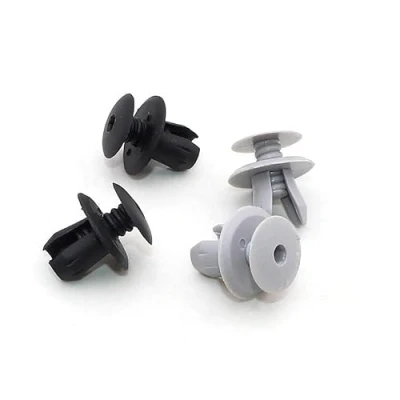 Abbildung von 50x BEFESTIGUNG Clips/Klips Lichtgrau (Dieser Clip passt ein 9mm Loch)