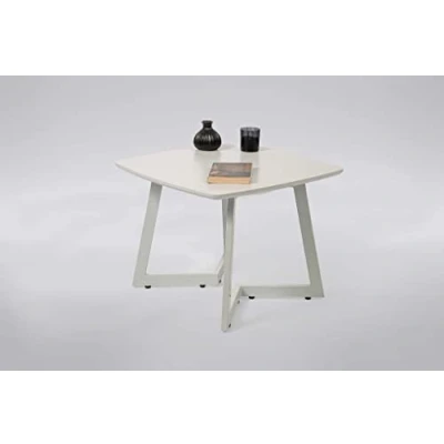 Abbildung von M2 Kollektion Couchtisch Tibet 1 in weiß, B/H/T = 60x46x60cm