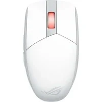 Abbildung von ASUS ROG Strix Impact III Wireless White Gaming Maus (optischer Sensor AimPoint, SpeedNova Wireless, Bluetooth, lange Akkulaufzeit, Omni Receiver: Tastatur und mit einem Dongle, weiß)