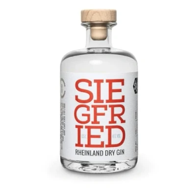 Abbildung von Siegfried Rheinland Dry Gin Weltweit ausgezeichneter Premium Micro batch mit 18 Botanicals Regionalität und Weltklasse 41% 500ML