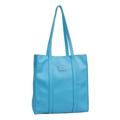 Abbildung von Gabor bags Elfie Damen Shopper Umhängetasche Reißverschluss Mittelgroß Blau