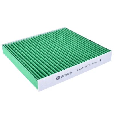 Abbildung von Castrol filters CC0108C Innenraumfilter Aktivkohlefilter, mit antibakterieller Wirkung 217mm 201mm 30mm MITSUBISHI: ASX SUV, Outlander 2 SUV