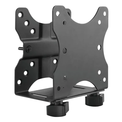 Abbildung von RICOO Mini PC Rechner Halterung für Monitor Tisch Wand &amp; VESA Montage Thin Client Server Rack Untertisch Schreibtisch Computer TRH 01 CPU Gehäuse Stehend Halter Intel NUC Unter Unterbau