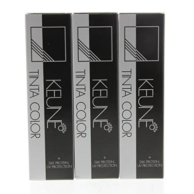 Abbildung von Keune Tinta Color + Silk Protein Solamer Hair 7.44 Medium Intense Copper Blonde by