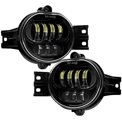 Abbildung von Tri Aroute LED Nebellicht für Dodge Ram 1500 2500 3500 2002 2009 Durango 2004 2006 Nebelscheinwerfer Montage wasserdicht 6000k,Schwarz