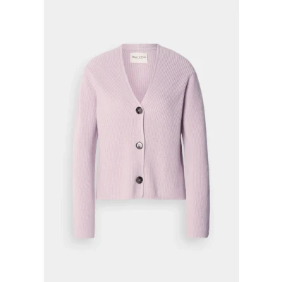Abbildung von Marc O&#039;Polo Cardigan Longsleeve V NECK Strickjacke, Damen, Größe: Large, Pale lilac
