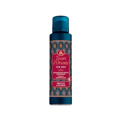 Abbildung von Tesori d&#039;Oriente Aromatisches Parfum Deodorant &#039;Ebenholz &amp; Ginseng&#039; For Men 48h Schutz Wellness Ritual für Körper Sinne 150ml