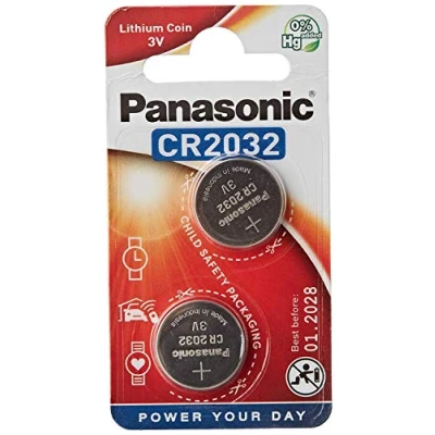 Abbildung von Panasonic CR2032 Batterie (2er Pack) Lithium Knopfzelle 3 V