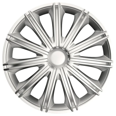 Abbildung von AUTO STYLE Satz Radzierblenden Nero 15 Zoll Silber
