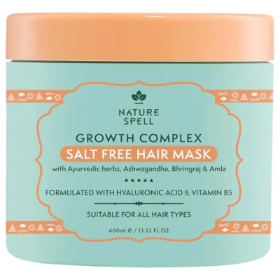 Abbildung von Nature Spell Growth Complex Salzfreie Haarmaske 400 ml