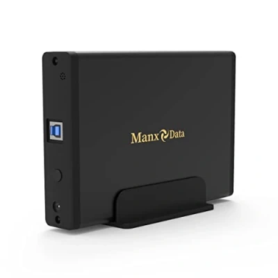 Abbildung von ManxData 4TB USB 3.0 Externe Festplatten für Xbox ONE/PS4/Fenster PC/Mac, Schwarz