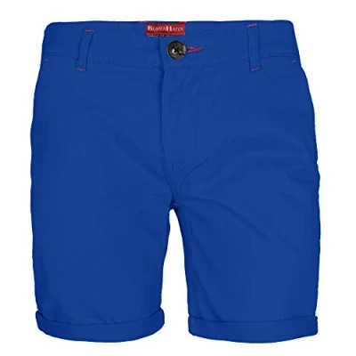 Abbildung von BlauerHafen Chinoshorts Herren Stretch Chino Shorts Slim Fit Bermuda Hose Strecken Baumwolle