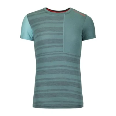Abbildung von ORTOVOX 185 Rock’N’Wool Short Sleeve W Vielseitiges, bequemes Shortsleeve aus feiner Merinowolle für Wintertouren GRÜN Damen L
