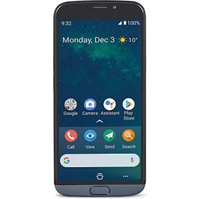 Abbildung von Doro 8050 Smartphone für Senioren mit 5,4 Zoll Display und GPS Ortung (Stahl) (13 MP, entsperrt)