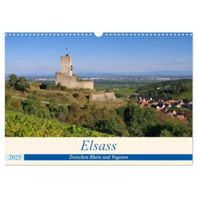 Abbildung von Elsass Zwischen Rhein und Vogesen (Wandkalender 2025 DIN A3 quer), CALVENDO Monatskalender