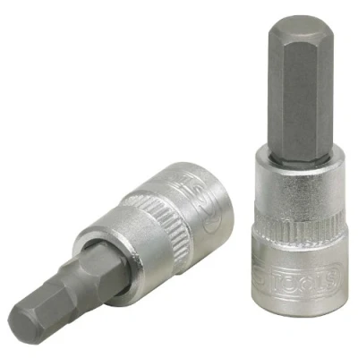 Abbildung von KS Tools 911.1437 E 1/4 Bit Stecknuss Innensechskant, 4 mm