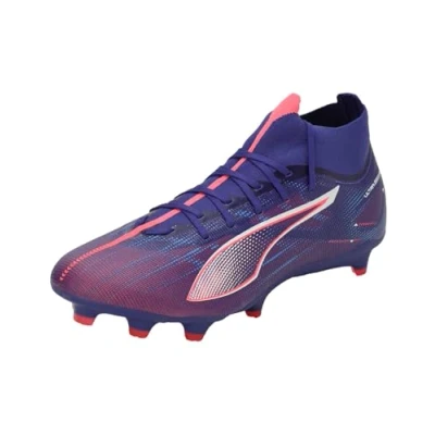 Abbildung von PUMA Unisex Ultra 5 Match+ FG/AG Soccer Shoe, Lapis Lazuli White Sunset Glow, 44.5 EU