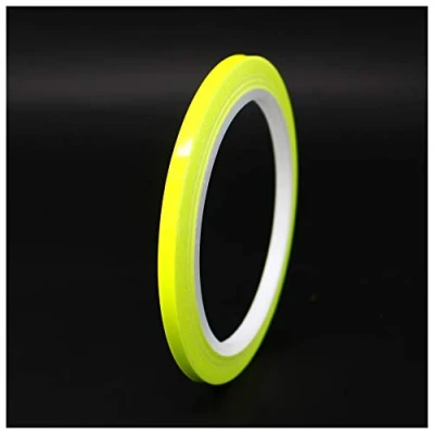 Abbildung von Finest Folia 10 Meter (0,79/Meter) Glanz Zierstreifen Auto Motorrad Boot Modellbau Silber Chrom Dekorstreifen Seitenstreifen (Neon Gelb, 3mm Breite)