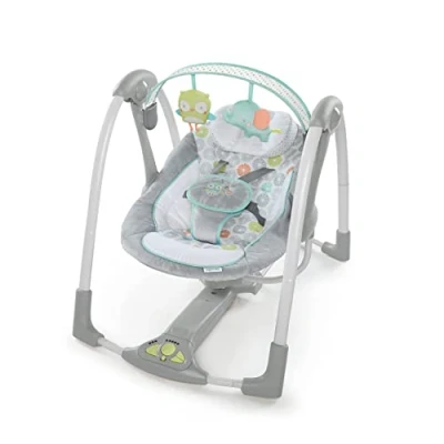 Abbildung von ingenuity Babyschaukel Swing&#039;n Go, Hugs &amp; Hoots, tragbar