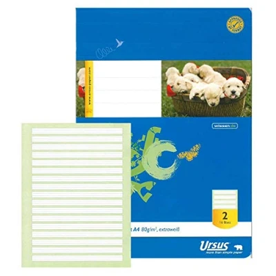 Abbildung von Format X Schulheft A4 Lineatur 2 2.Schuljahr 16 Blatt