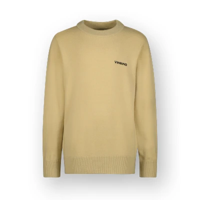 Abbildung von Vingino Mapno Strickpullover für Kinder, Größe: 176, Gravel sand