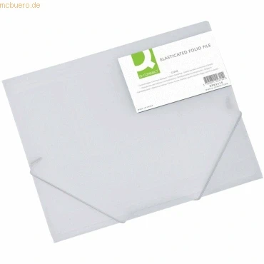 Abbildung von Connect Eckspanner A4 PP mit Einschlagklappen transparent