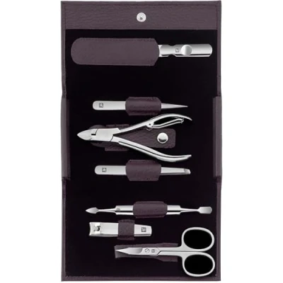 Abbildung von Zwilling Maniküre ETUI CLASSIC INOX DRUCKKNOPF VIOLETT, 7 tlg.