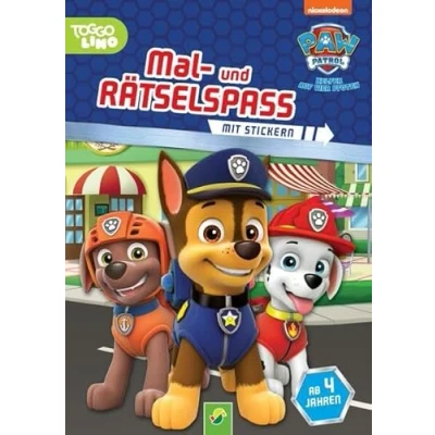 Abbildung von Paw Patrol Mal und Rätselspaß: Mit Stickern