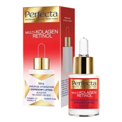 Abbildung von Perfecta Multikolagen Retinol Expression Lifting Booster, Serum Tag und Nacht, 15ml