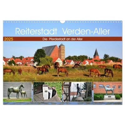 Abbildung von Reiterstadt Verden Aller (Wandkalender 2025 DIN A3 quer), CALVENDO Monatskalender