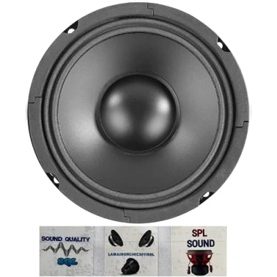 Abbildung von 1 Fenton 902.127 WP16 tiefton Lautsprecher 16,5 cm 165 mm 6,5&quot; 100 watt rms 200 max 8 ohm empfindlichkeit 87 db halbstarre gummiaufhängung, STK + 3 kostenlose Aufkleber