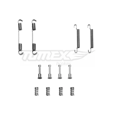 Abbildung von TOMEX brakes TX 40 11 Zubehörsatz, Bremsbacken Hinterachse BMW: 3 Touring, Limousine, Compact