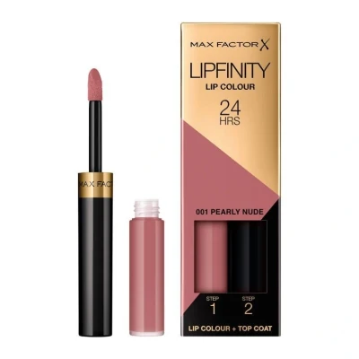 Abbildung von Max Factor Lipfinity Lip Colour Lippenstift 001 Pearly Nude