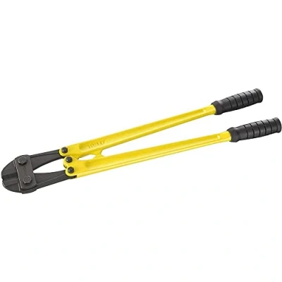 Abbildung von Stanley Bolzenschneider mit geschmiedeten Schenkeln, Axial, Chrom Molybdän Stahl, 1,4 cm, 9 mm, Schwarz, PVC