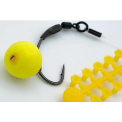 Abbildung von Korda Floss Caps 10 Köderstopper Boiliestopper, Farbe:Pink/Yellow