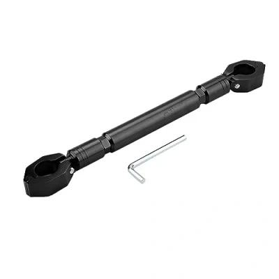 Abbildung von Motorrad Balance Lenker, Bar, Universal 22mm Aluminium Alloy Cross Bar Lenker Verstärken Hebel Zubehör(Black)