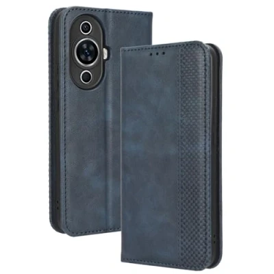 Abbildung von COMAKU Multifunktionale Huawei nova 12s Hülle, Geldbeutel Handyhülle mit eingebauten Kartenfächern Blau