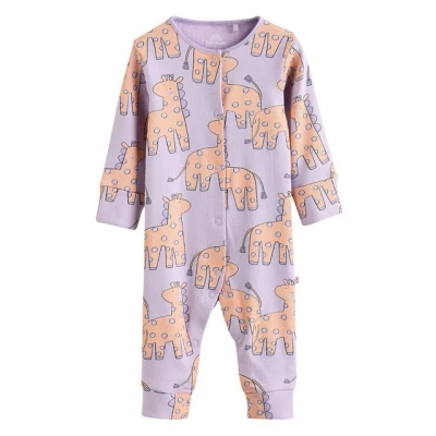 Abbildung von Next Regular FIT Bright Footless 3 PACK Strampler für Kinder, Größe: 56, Lilac purple