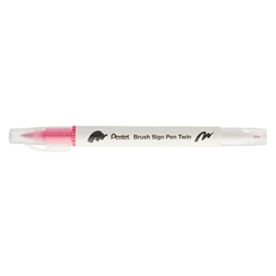 Abbildung von Pentel Brush Sign Pen Twin Tip Carmine 10 Stück