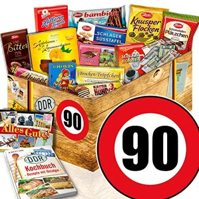 Abbildung von Geschenkset 90. Geburtstag/Schoko DDR Box/Geschenke 90 Geburtstag