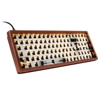 Abbildung von SKILLER SGK50 S2 Wood Barebone, Gaming Tastatur