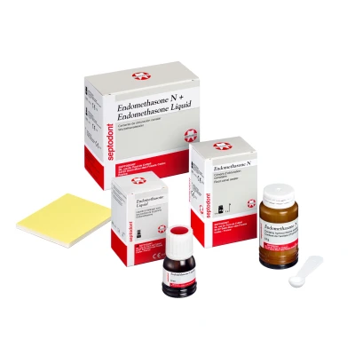 Abbildung von Endomethasone Set 14 g Pulver, 10 ml Flüssigkeit