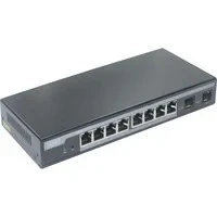Abbildung von DIGITUS 8 Port Gigabit Ethernet PoE Desktop Switch, 135 Watt, 10/100/1000 Mbit/s