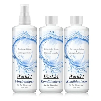 Abbildung von Wark24 Konditionierer 250ml 2er &amp; Vinylreiniger 1er Das Pflegeset für Ihr Wasserbett
