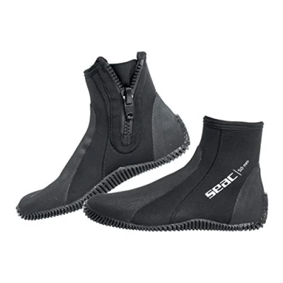 Abbildung von Seac Regular, 5 mm starker Neopren Tauchstiefel mit halbstarrer Sohle und Fersen sowie Knöchelschutz