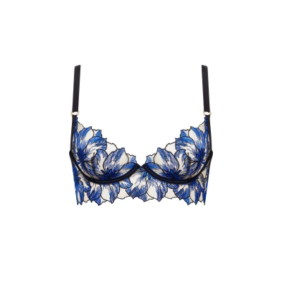 Abbildung von Bluebella Lyandra Wired BRA Bügel BH, Damen, Größe: 70D, Egyptian blue/marina blue/black/sheer