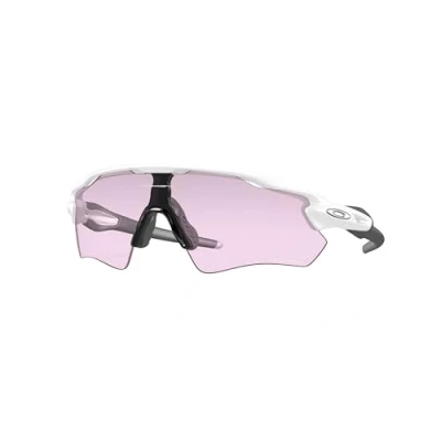 Abbildung von Oakley Unisex OO9208 RADAR EV PATH 9208E5 Gläser SONNENBRILLEN O_matter Weiß Rosa Maske Normal Prizm