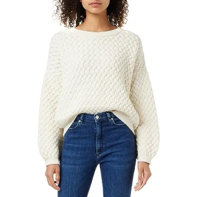 Abbildung von G STAR RAW Women&#039;s Knits Chunky loose boat knit wmn, Beige (eggnog D23968 D170 G076), L
